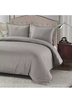 Egyptian Linens Bamboo Viscose Cotton 3-Piece Duvet Cover Set (Bamboo Hybrid) -Brite Star Shop Belk 951
