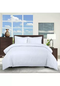 Egyptian Linens Egyptian Cotton Duvet Cover Set Damask Stripe 22 Egyptian Linens Egyptian Cotton Duvet Cover Set Damask Stripe -Brite Star Shop Belk 957