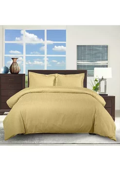 Egyptian Linens Egyptian Cotton Duvet Cover Set Damask Stripe 32 Egyptian Linens Egyptian Cotton Duvet Cover Set Damask Stripe -Brite Star Shop Belk 967