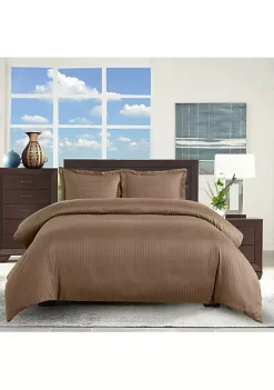 Egyptian Linens Egyptian Cotton Duvet Cover Set Damask Stripe 33 Egyptian Linens Egyptian Cotton Duvet Cover Set Damask Stripe -Brite Star Shop Belk 968