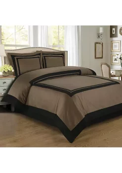 Egyptian Linens Hotel Frame 100% Cotton Duvet Cover Set 13 Egyptian Linens Hotel Frame 100% Cotton Duvet Cover Set -Brite Star Shop Belk 986