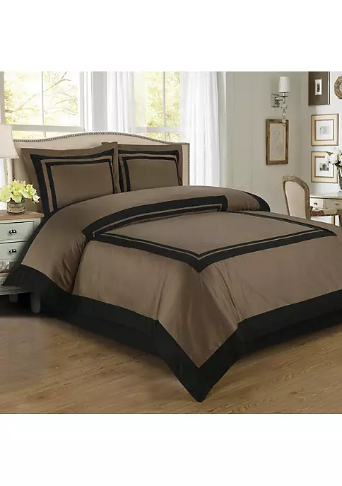Egyptian Linens Hotel Frame 100% Cotton Duvet Cover Set 7 Egyptian Linens Hotel Frame 100% Cotton Duvet Cover Set - Image 5