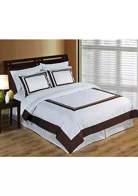 Egyptian Linens Hotel Frame 100% Cotton Duvet Cover Set 8 Egyptian Linens Hotel Frame 100% Cotton Duvet Cover Set - Image 6