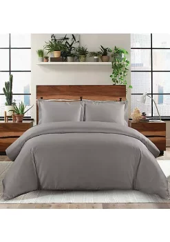 Egyptian Linens Solid 100% Cotton Duvet Cover Set - 600 Thread Count 27 Egyptian Linens Solid 100% Cotton Duvet Cover Set - 600 Thread Count -Brite Star Shop Belk 999