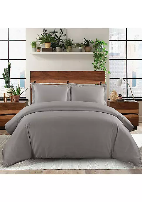 Egyptian Linens Solid 100% Cotton Duvet Cover Set - 600 Thread Count 13 Egyptian Linens Solid 100% Cotton Duvet Cover Set - 600 Thread Count - Image 11